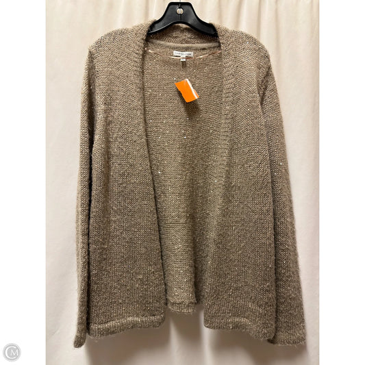 Cardigan By Croft And Barrow In Taupe, Size: M