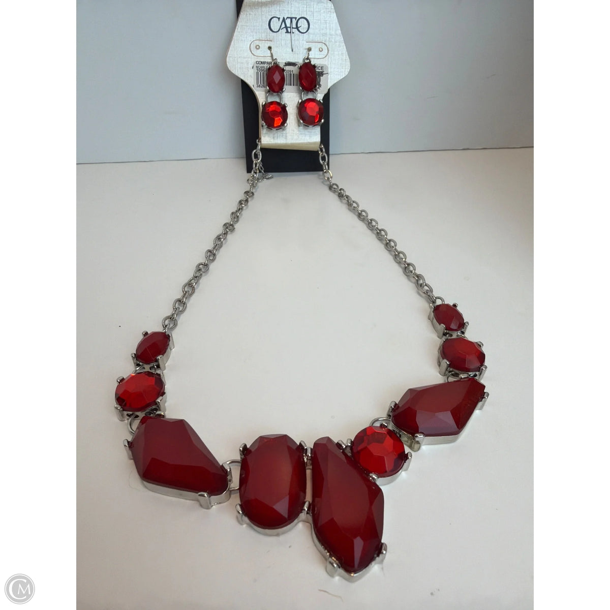 Necklace Set By Cmf, in Red, 2 pc set