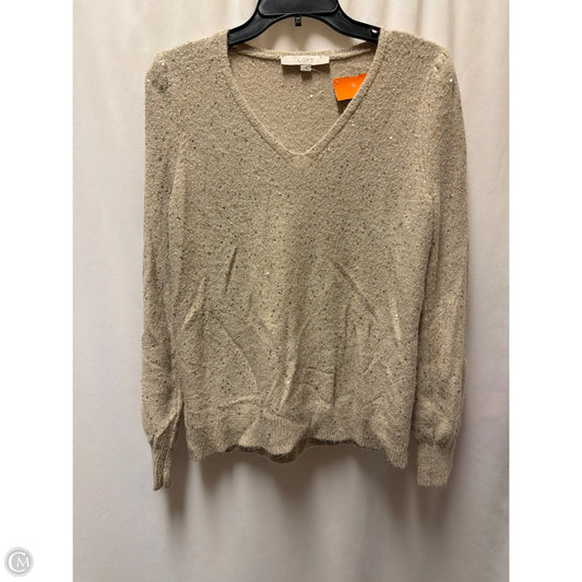 Sweater By Loft In Gold, Size: S