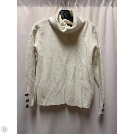 Sweater By Clothes Mentor In White, Size: S