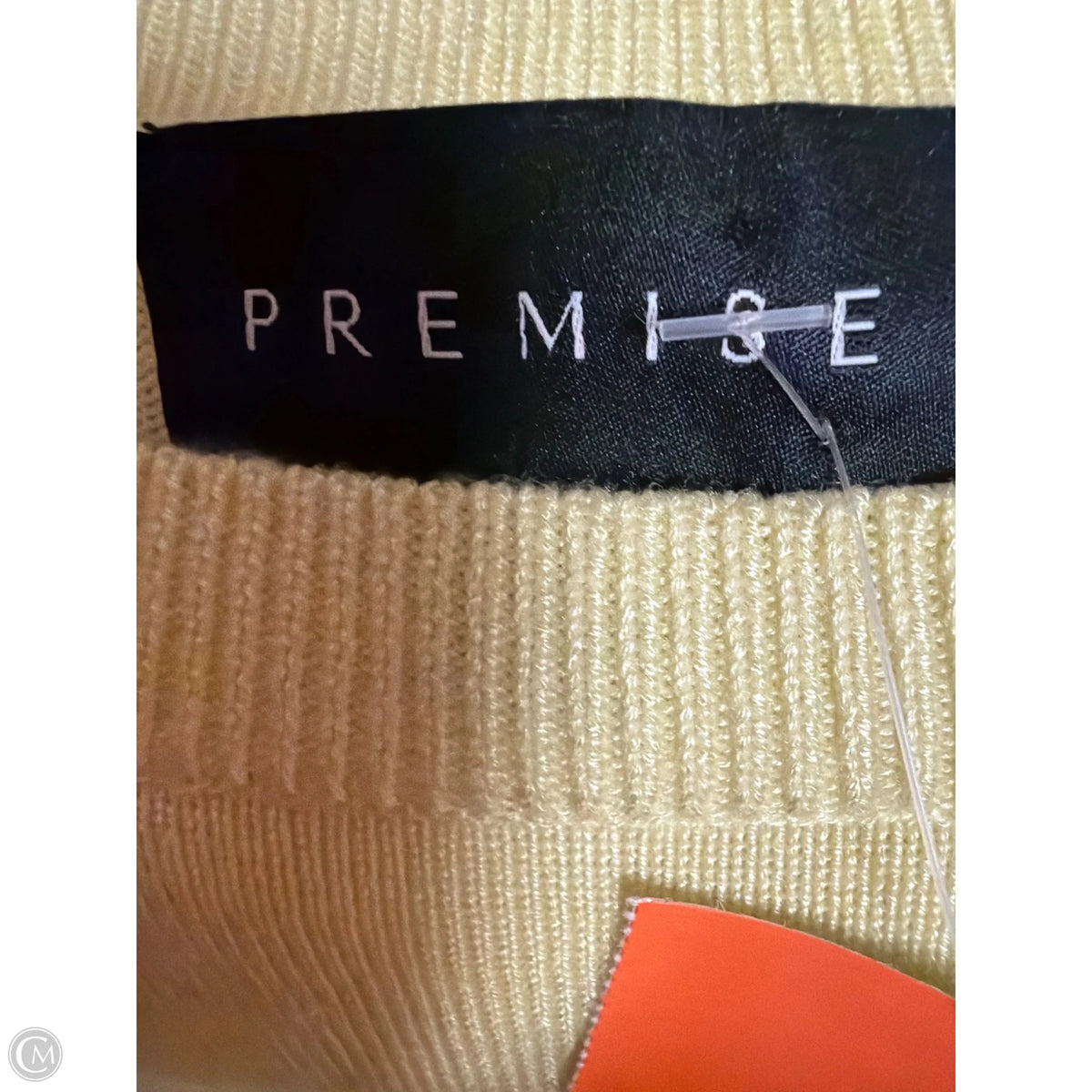 Sweater By Premise In Yellow, Size: S