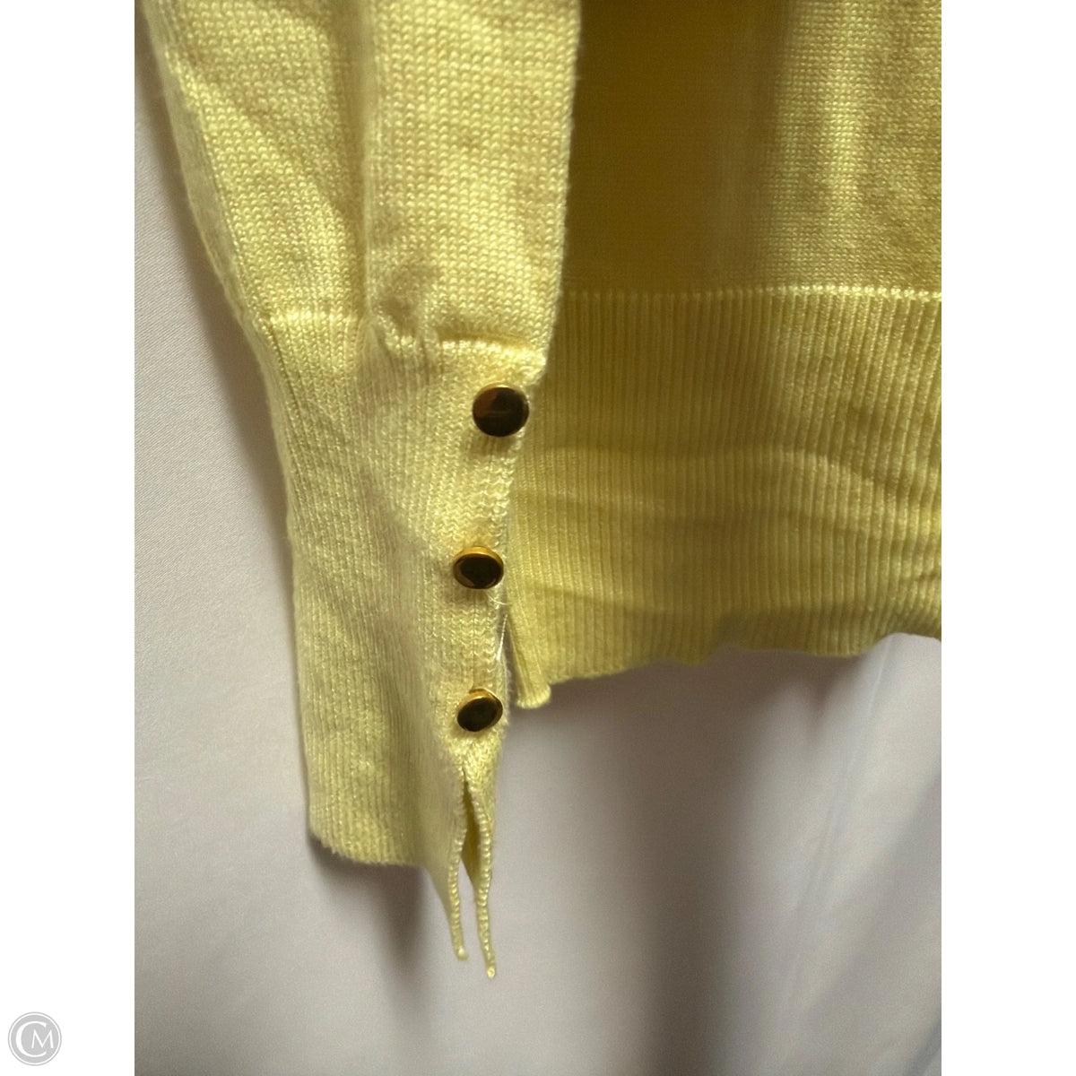 Sweater By Premise In Yellow, Size: S