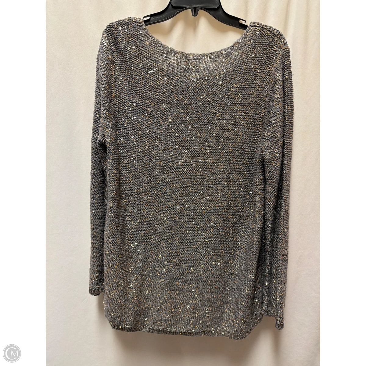 Sweater By Chicos In Grey, Size: S
