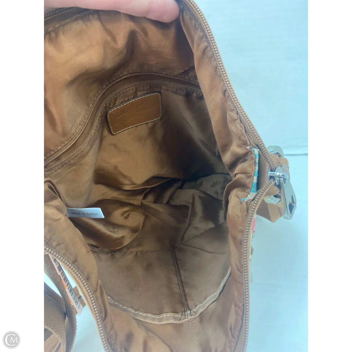 Handbag By Fossil, Size: Medium