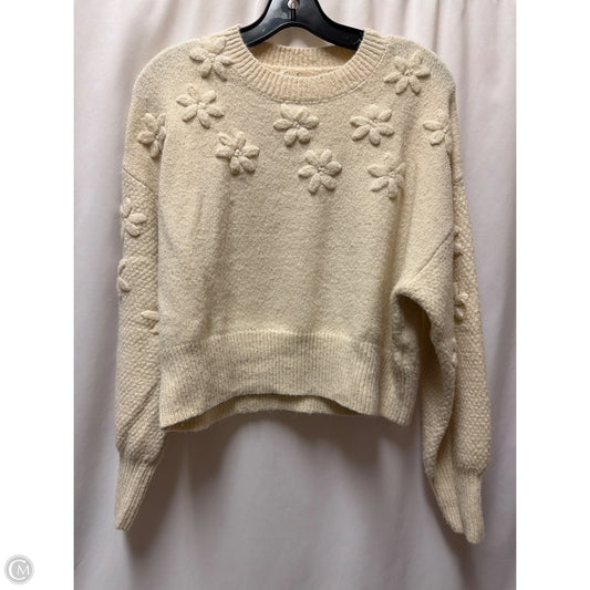 Sweater By Jessica Simpson In Cream, Size: S