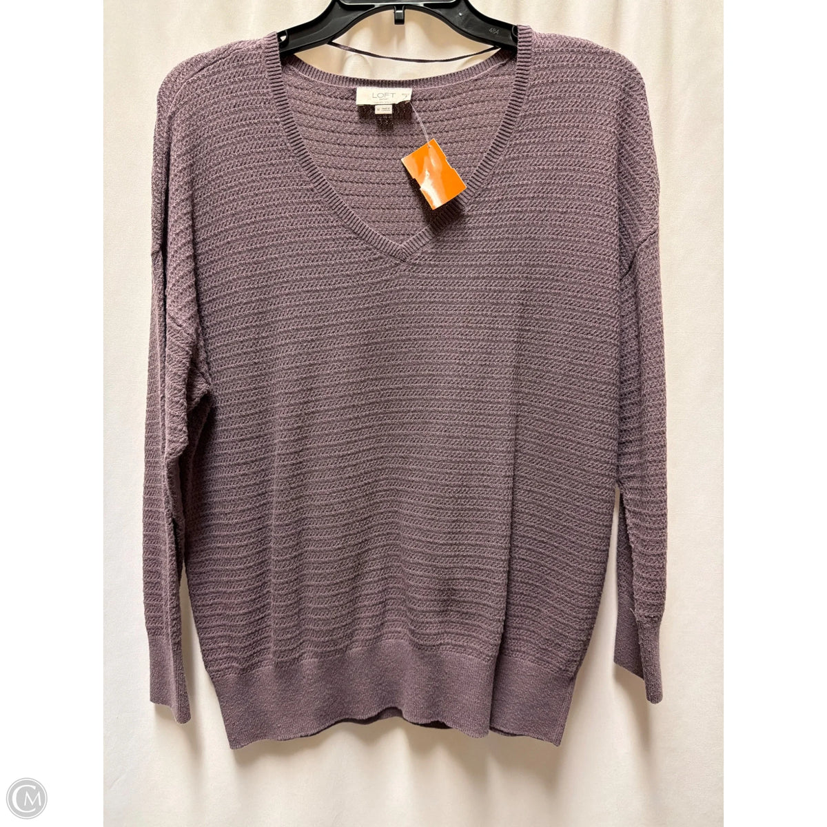 Sweater By Loft In Purple, Size: M