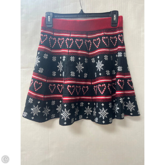 Skirt Mini & Short By Its Our Time In Red, Size: M