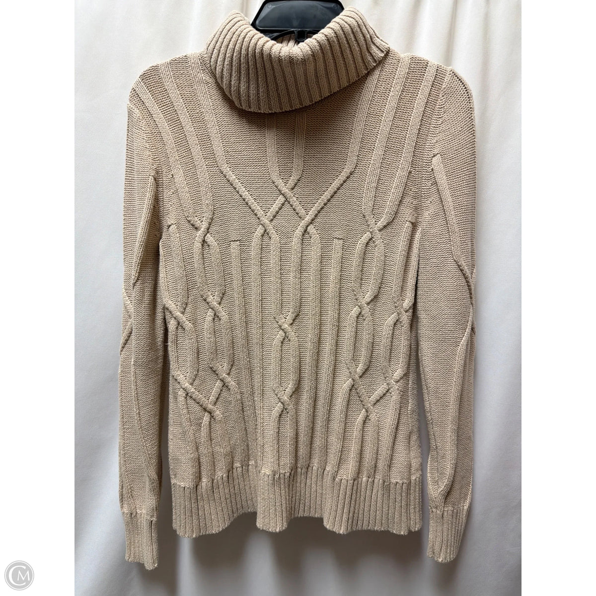 Sweater By Hannah In Tan, Size: M