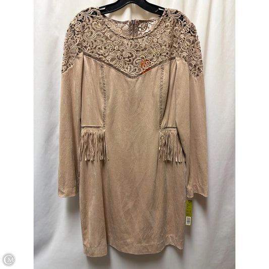Dress Casual Midi By Gianni Bini In Tan, Size: M