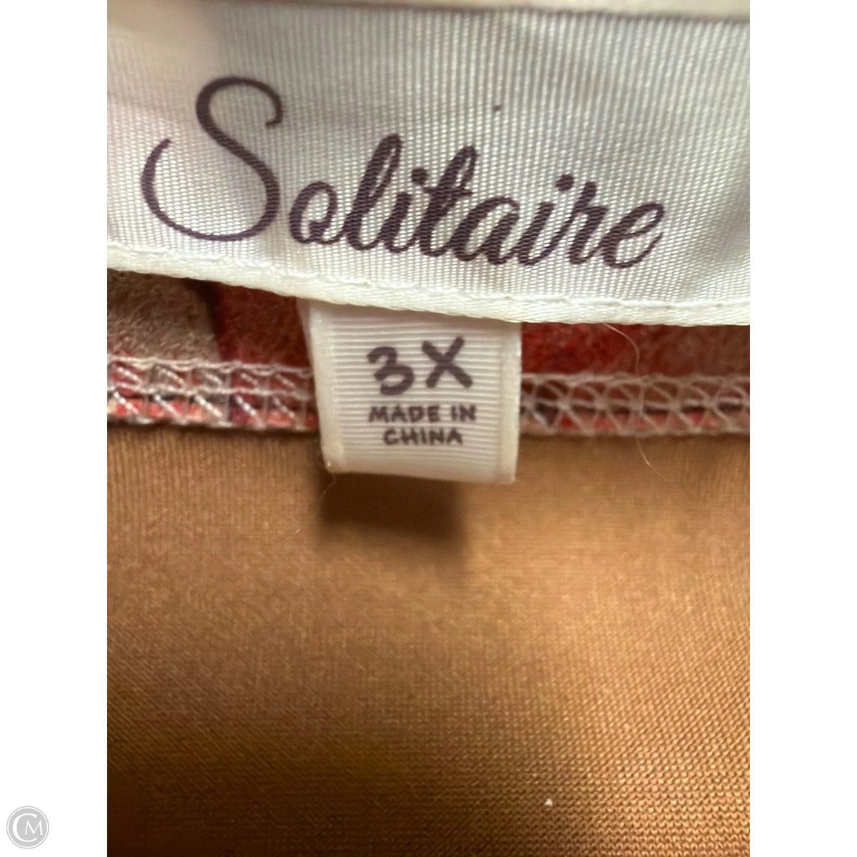 Jacket Other By Solitaire In Brown, Size: 3x