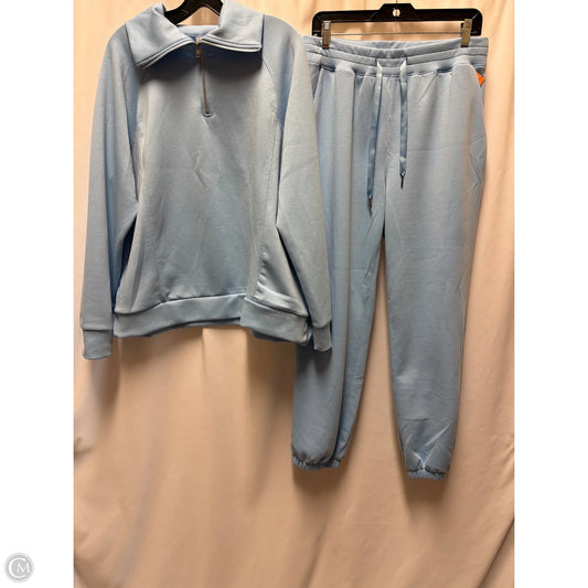 Pants Set 2pc By Dear Scarlett In Blue, Size: Xl