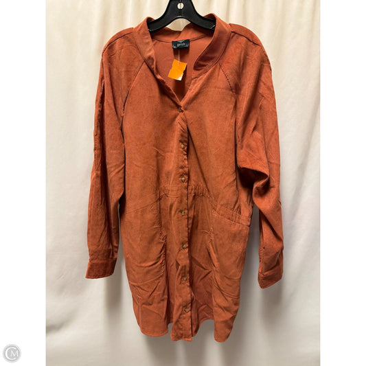 Tunic Long Sleeve By Blu Pepper In Mauve, Size: 1x