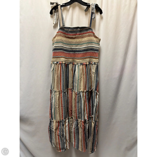 Dress Casual Maxi By Mph In Taupe, Size: 2x