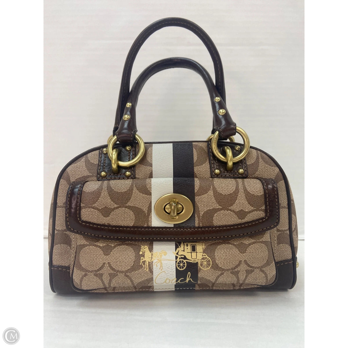 Handbag Designer By Coach, Size: Medium