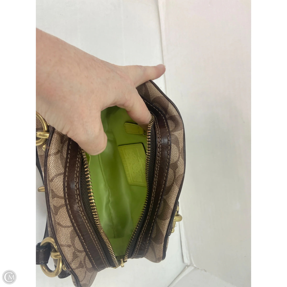 Handbag Designer By Coach, Size: Medium