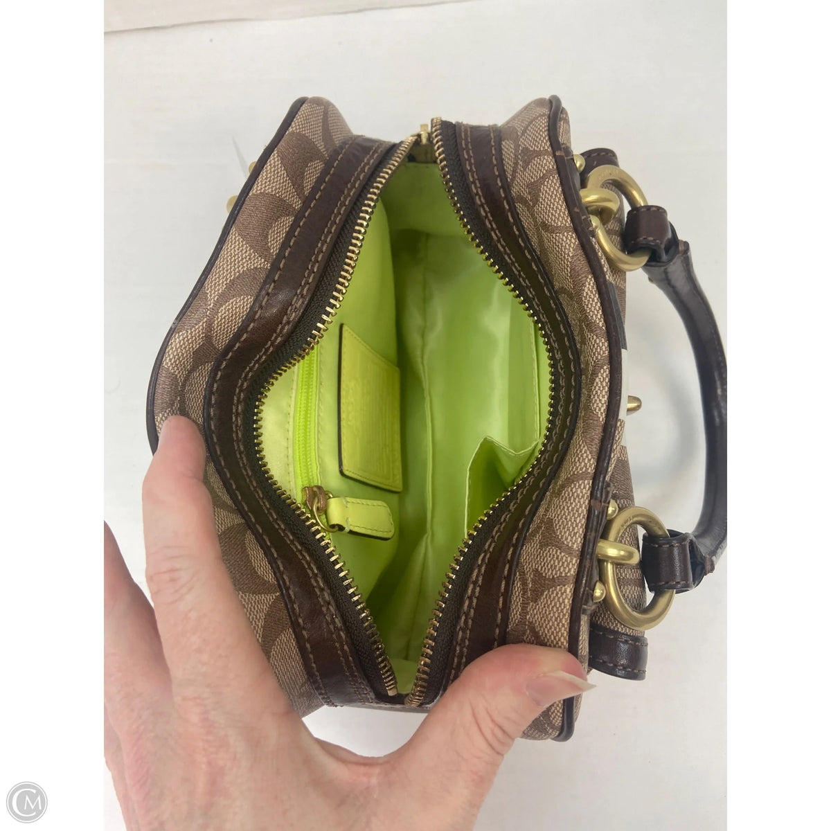 Handbag Designer By Coach, Size: Medium