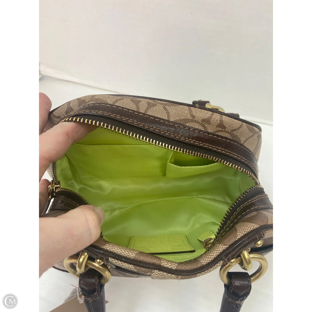 Handbag Designer By Coach, Size: Medium