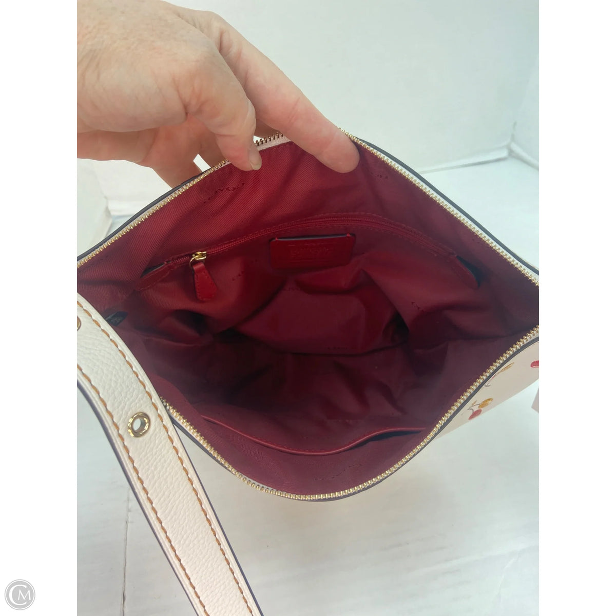Crossbody Designer By Coach, Size: Medium