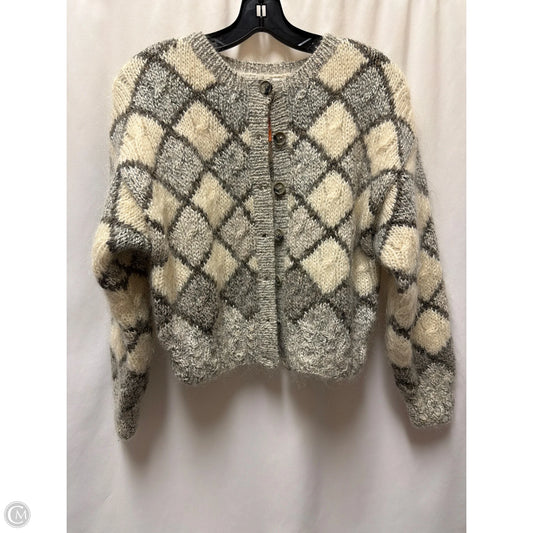 Cardigan By Liz Claiborne In Grey, Size: Sp