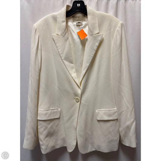 Blazer By Jones New York In White, Size: Xlp