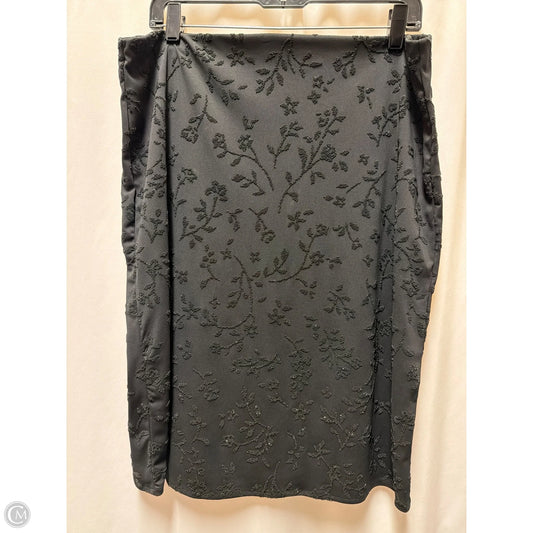 Skirt Mini & Short By Liz Claiborne In Black, Size: L