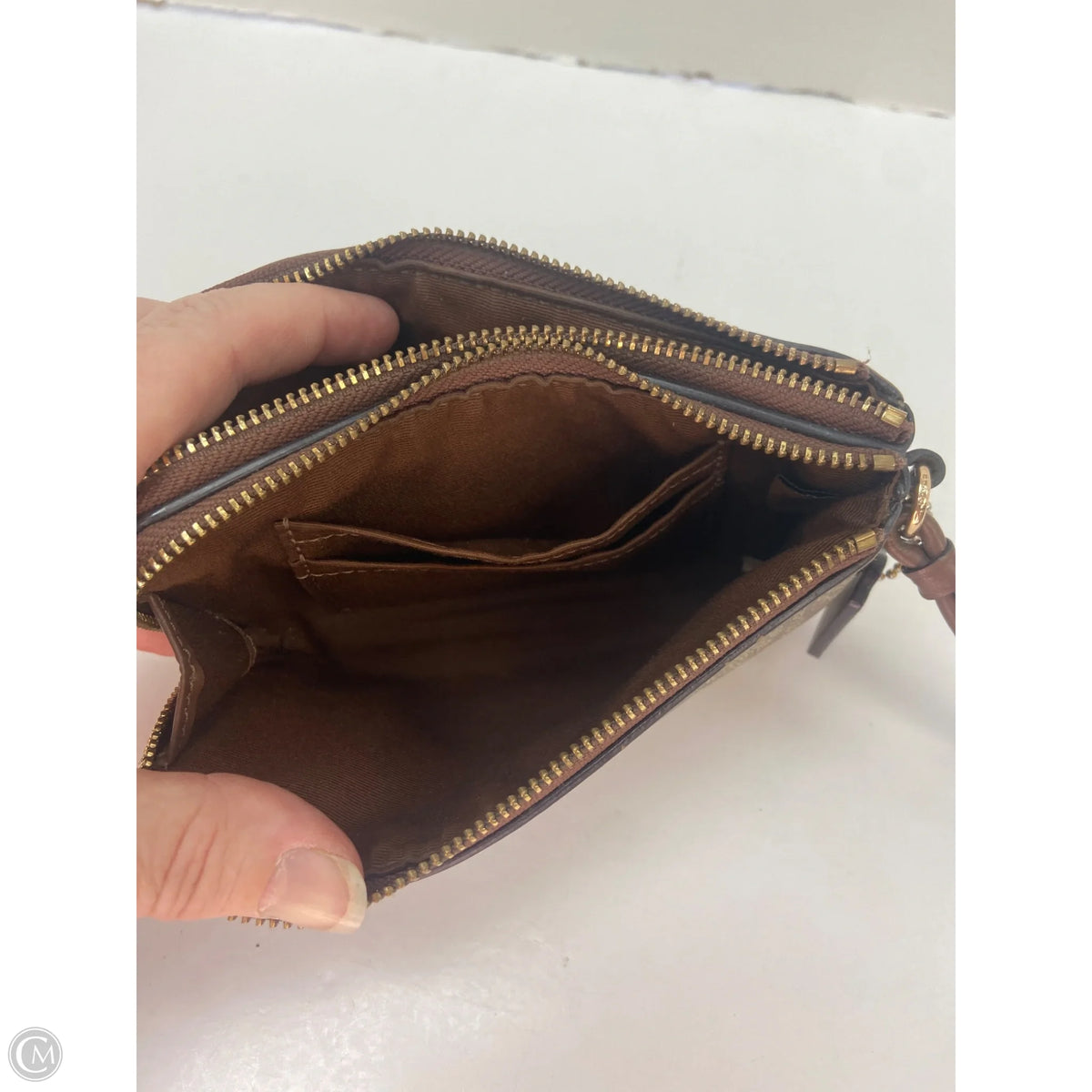 Wristlet Designer By Coach, Size: Medium