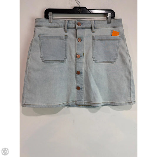 Skirt Mini & Short By Lc Lauren Conrad In Blue Denim, Size: 14