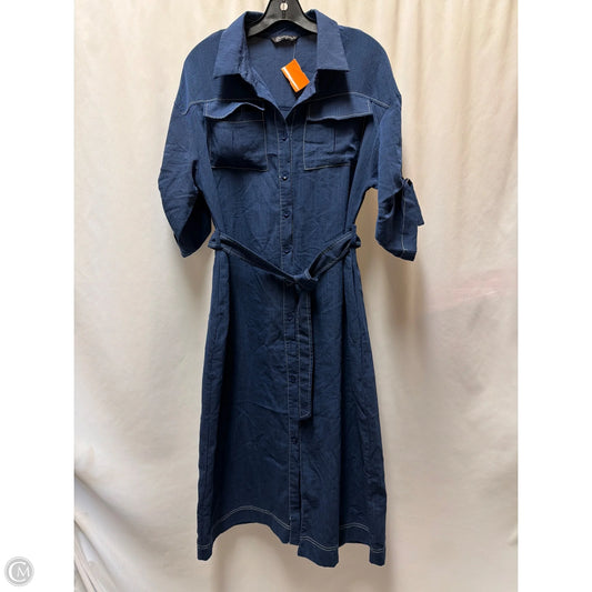 Dress Casual Maxi By Prettygarden In Navy, Size: S