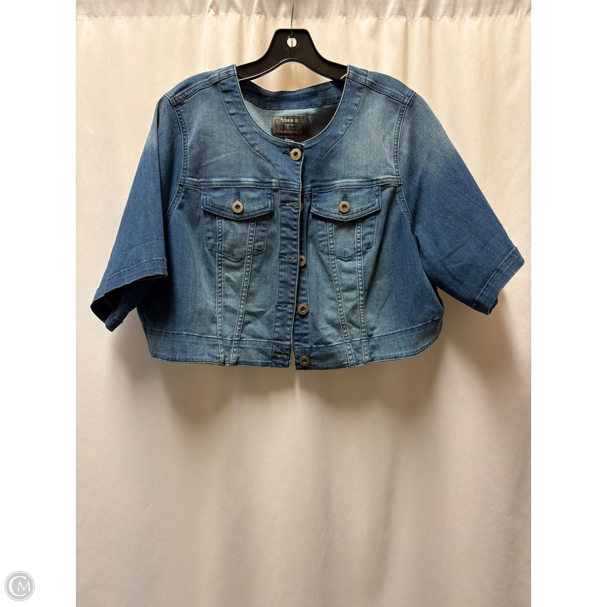 Jacket Denim By Torrid In Blue Denim, Size: 3x