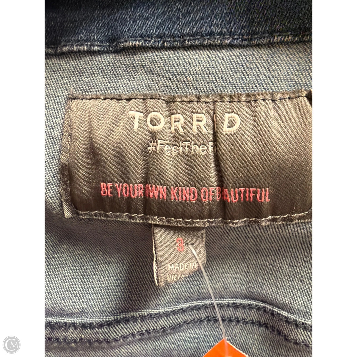Jacket Denim By Torrid In Blue Denim, Size: 3x