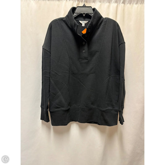 Sweatshirt Crewneck By Time And Tru In Black, Size: L