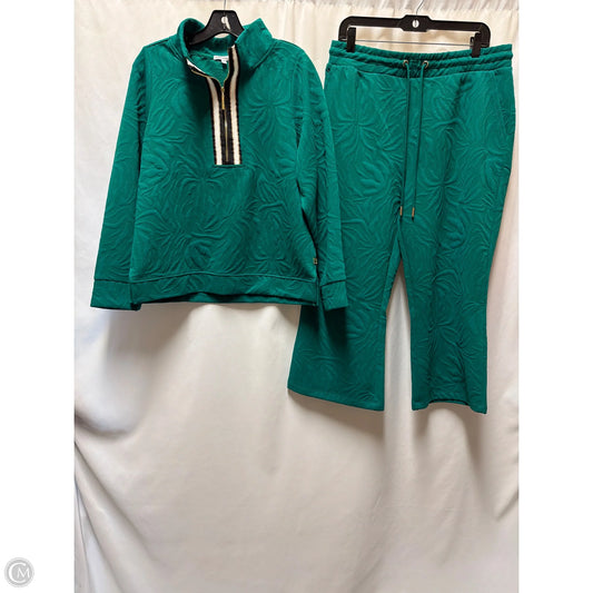 Pants Set 2pc By Mary Square In Green, Size: L