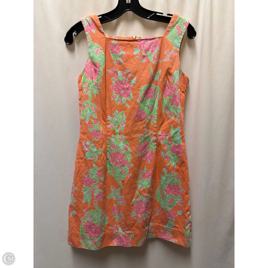 Dress Designer By Lilly Pulitzer In Peach, Size: 4