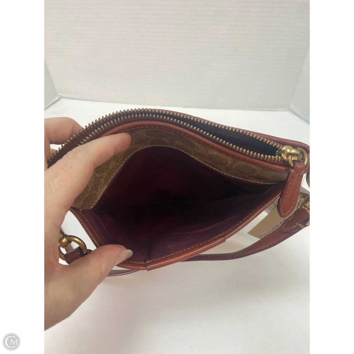 Crossbody Designer By Coach, Size: Medium