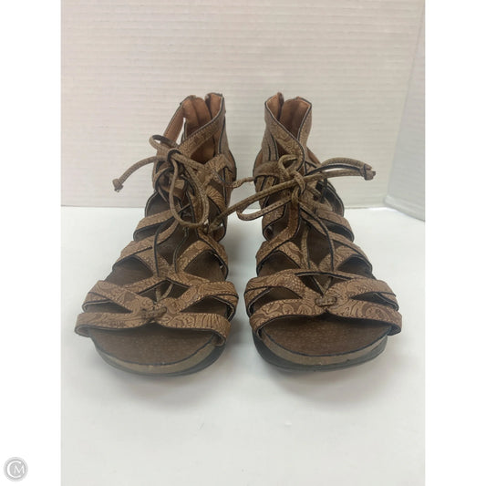 Shoes Heels Platform By Corkys In Brown, Size: 6