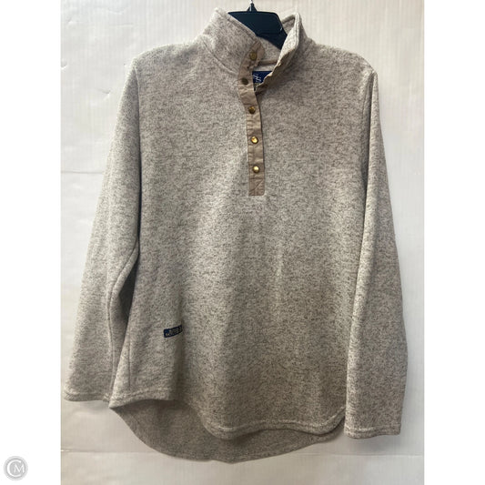 Sweatshirt Collar By Simply Southern In Beige, Size: Xxl