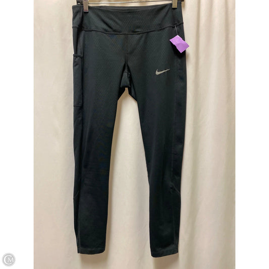 Athletic Leggings By Nike In Black, Size: M