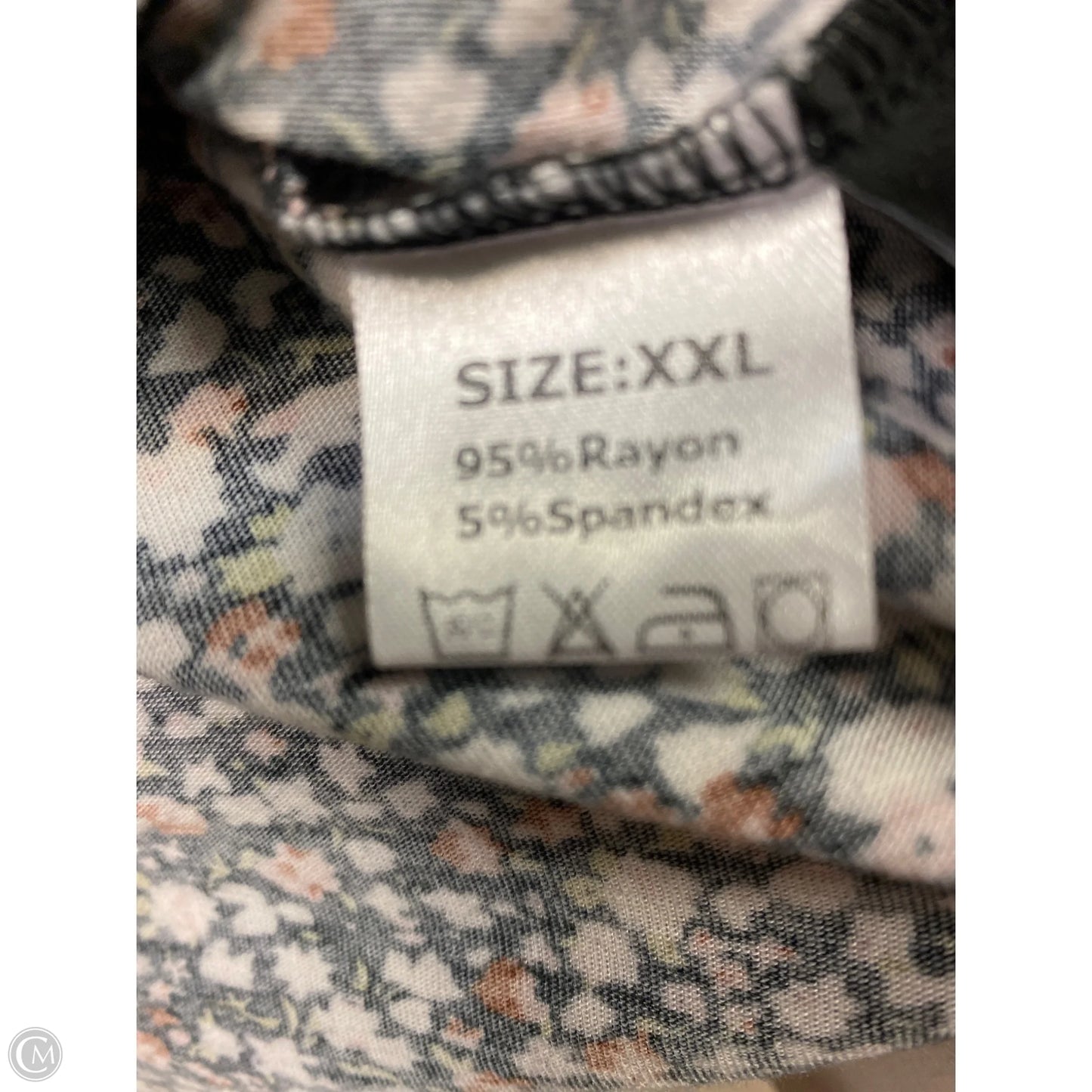 Top Long Sleeve By Clothes Mentor In Black, Size: Xxl