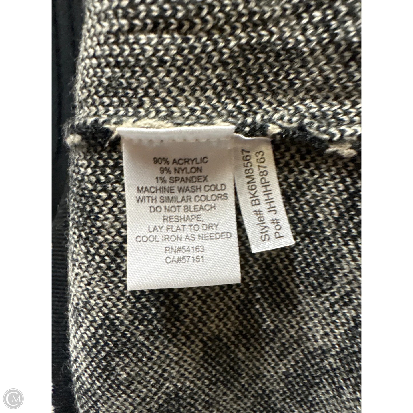 Dress Sweater By Clothes Mentor In Black, Size: S