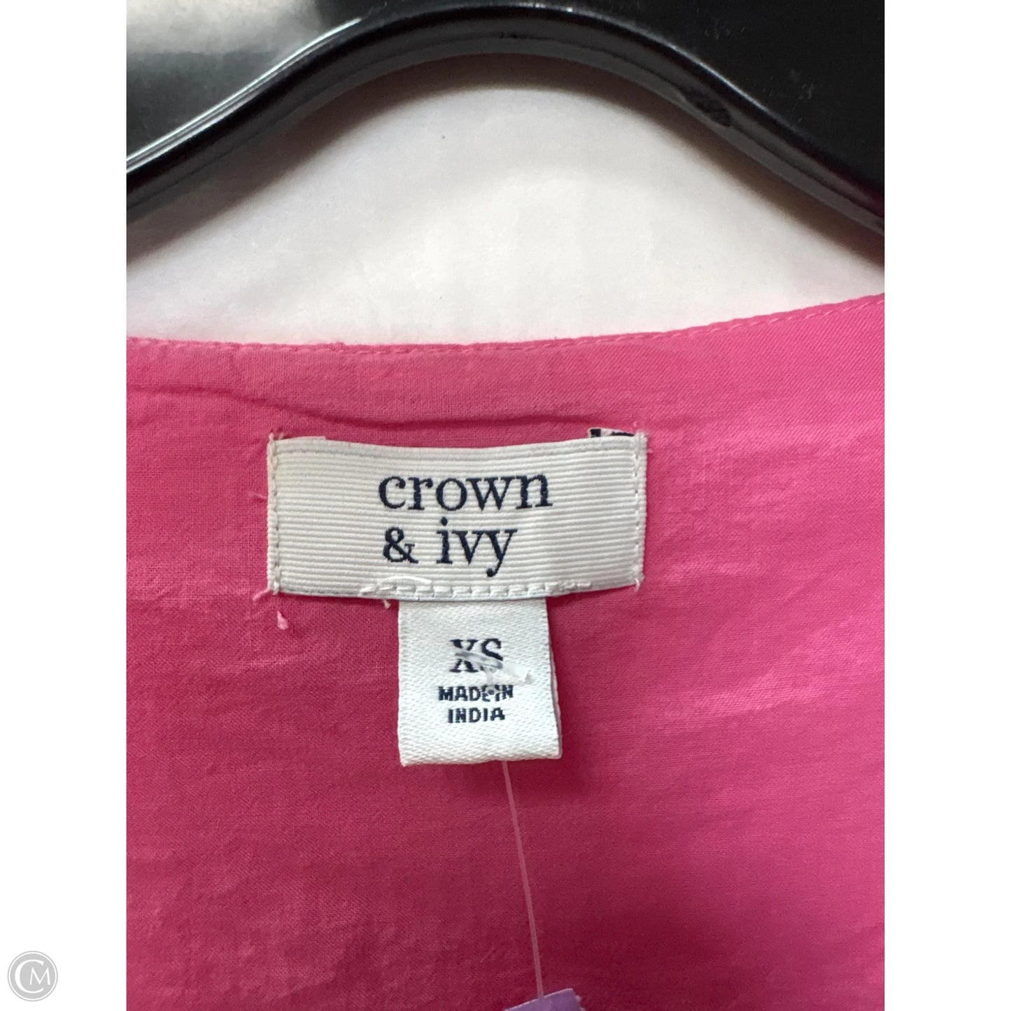 Top Short Sleeve By Crown And Ivy In Pink, Size: Xs
