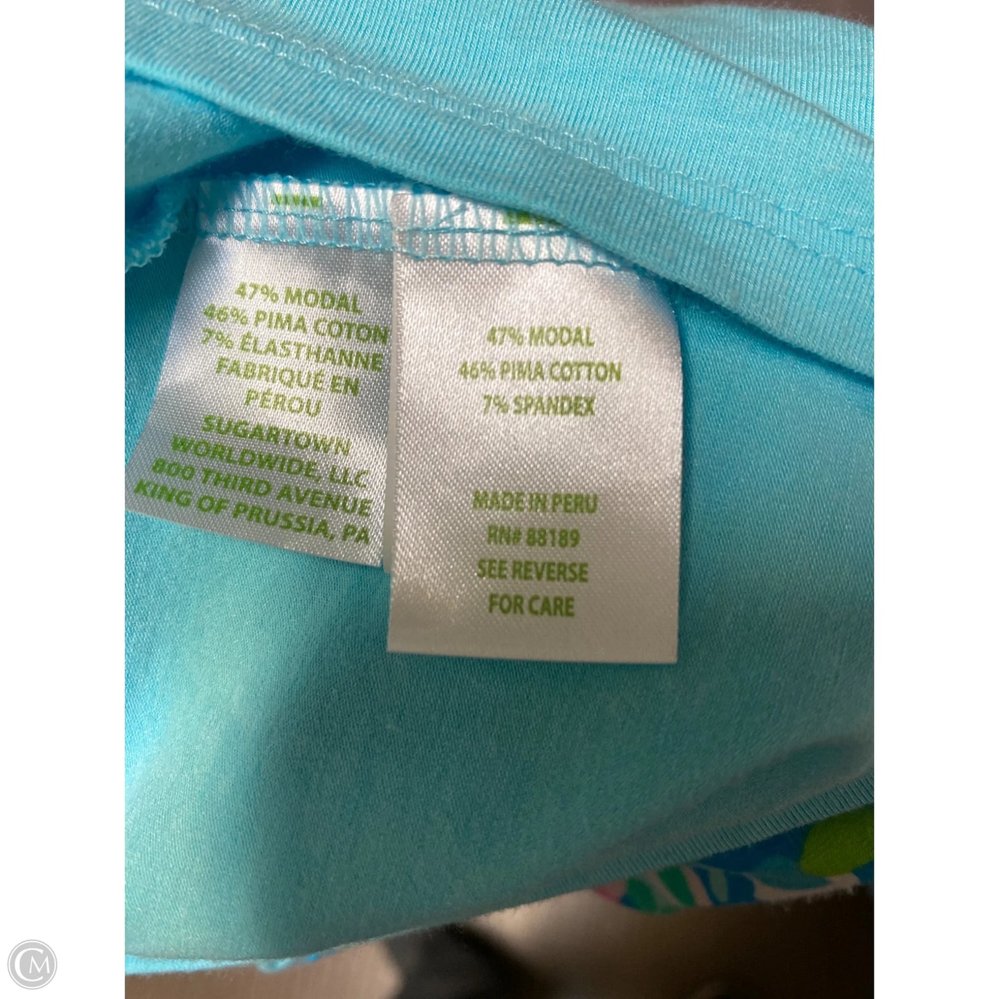 Top Long Sleeve Designer By Lilly Pulitzer In Blue, Size: Xs