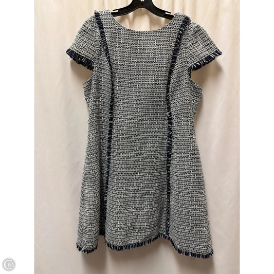 Dress Casual Midi By Eliza J In Navy, Size: 1x