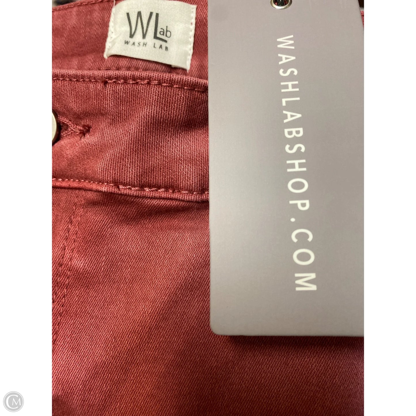 Jeans Straight By Clothes Mentor In Maroon, Size: 16