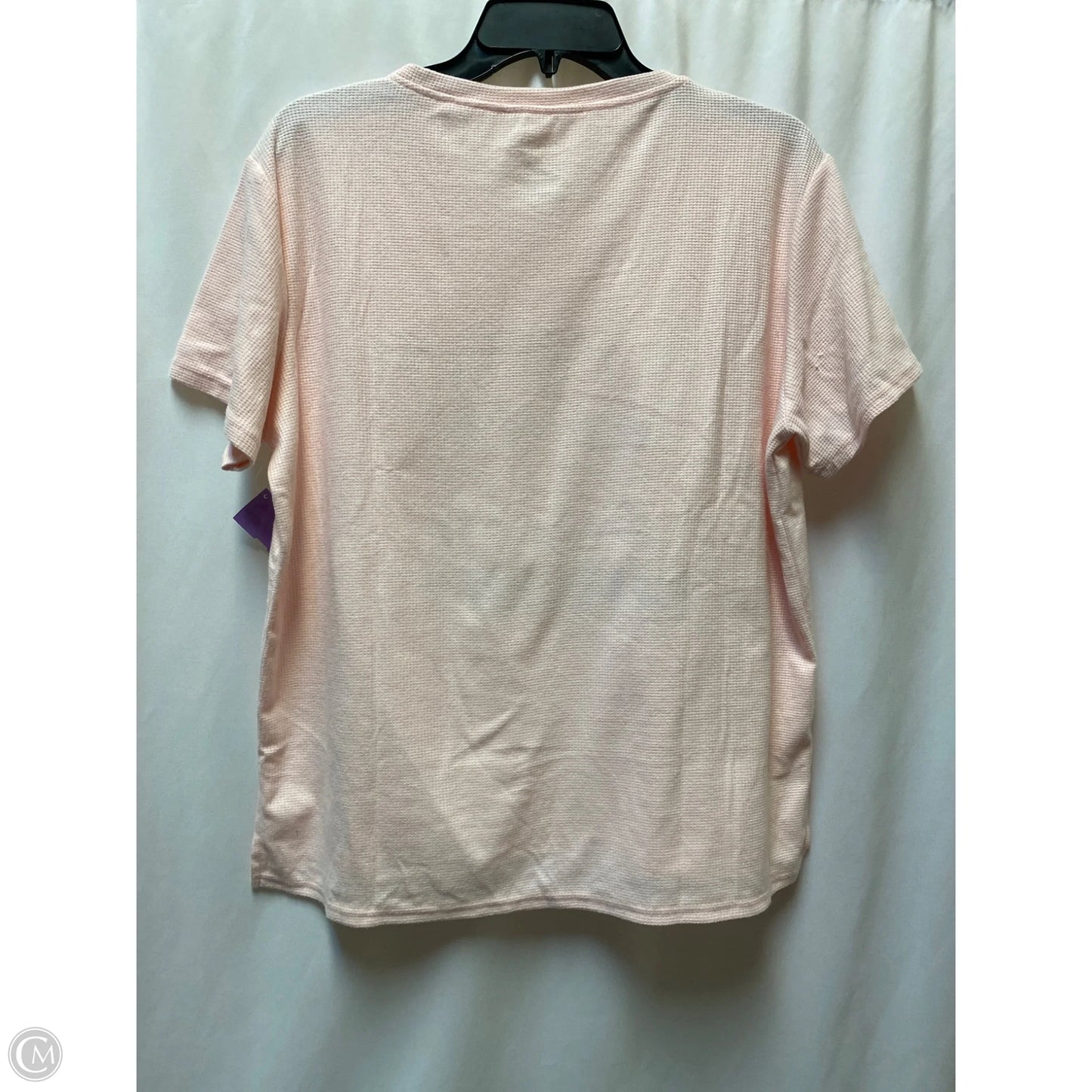 Top Short Sleeve By Clothes Mentor In Pink, Size: L