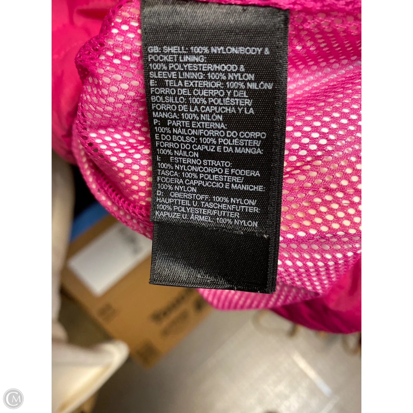 Jacket Windbreaker By The North Face In Pink, Size: S