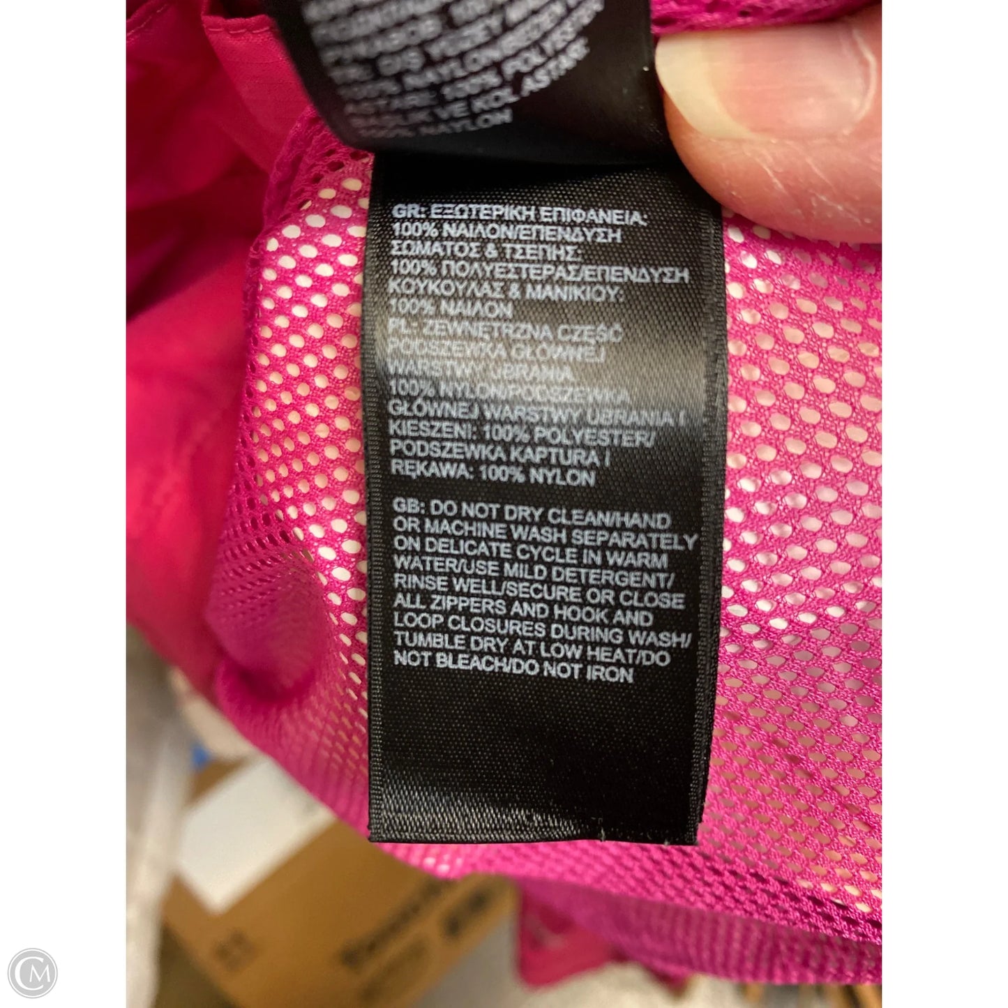 Jacket Windbreaker By The North Face In Pink, Size: S