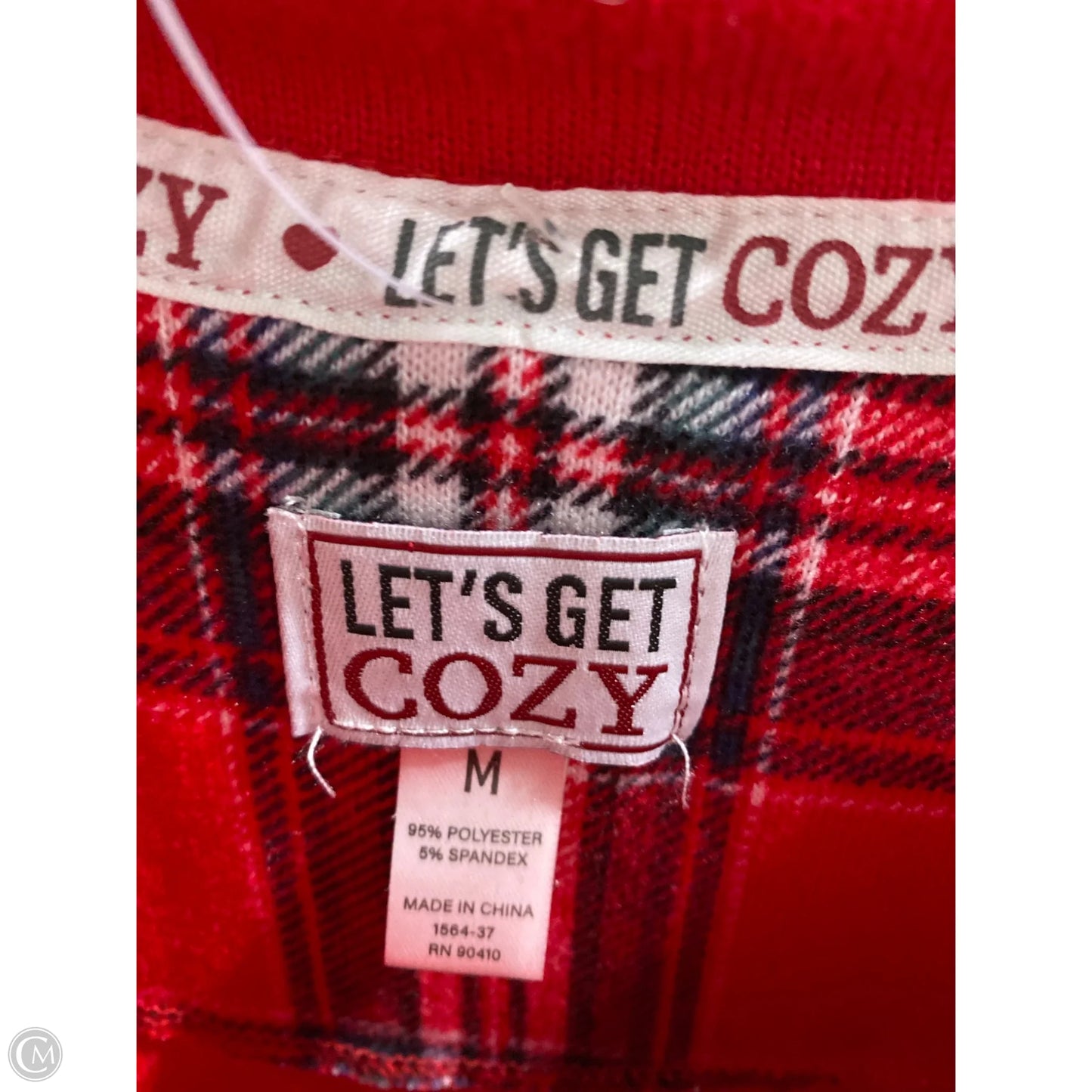 Top Long Sleeve By Clothes Mentor In Red, Size: M