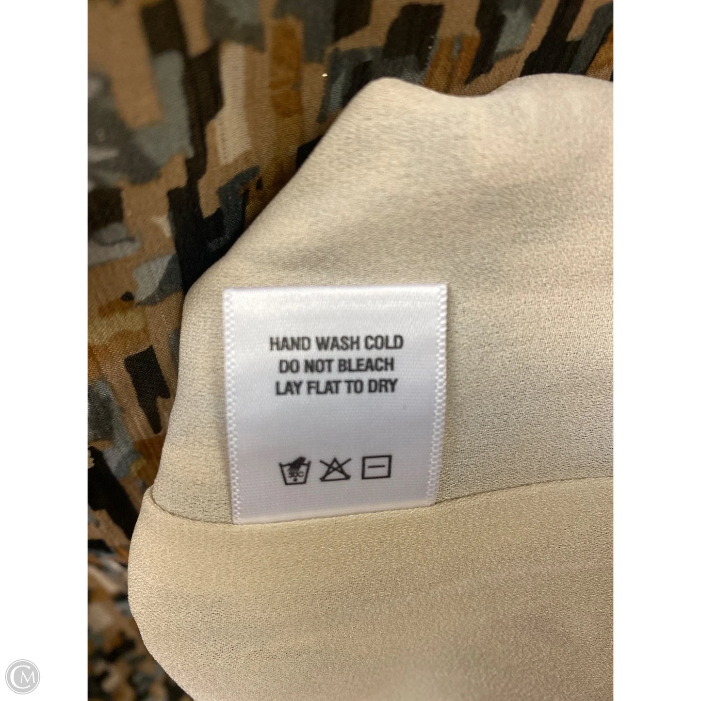 Dress Casual Midi By Msk In Beige, Size: Xl