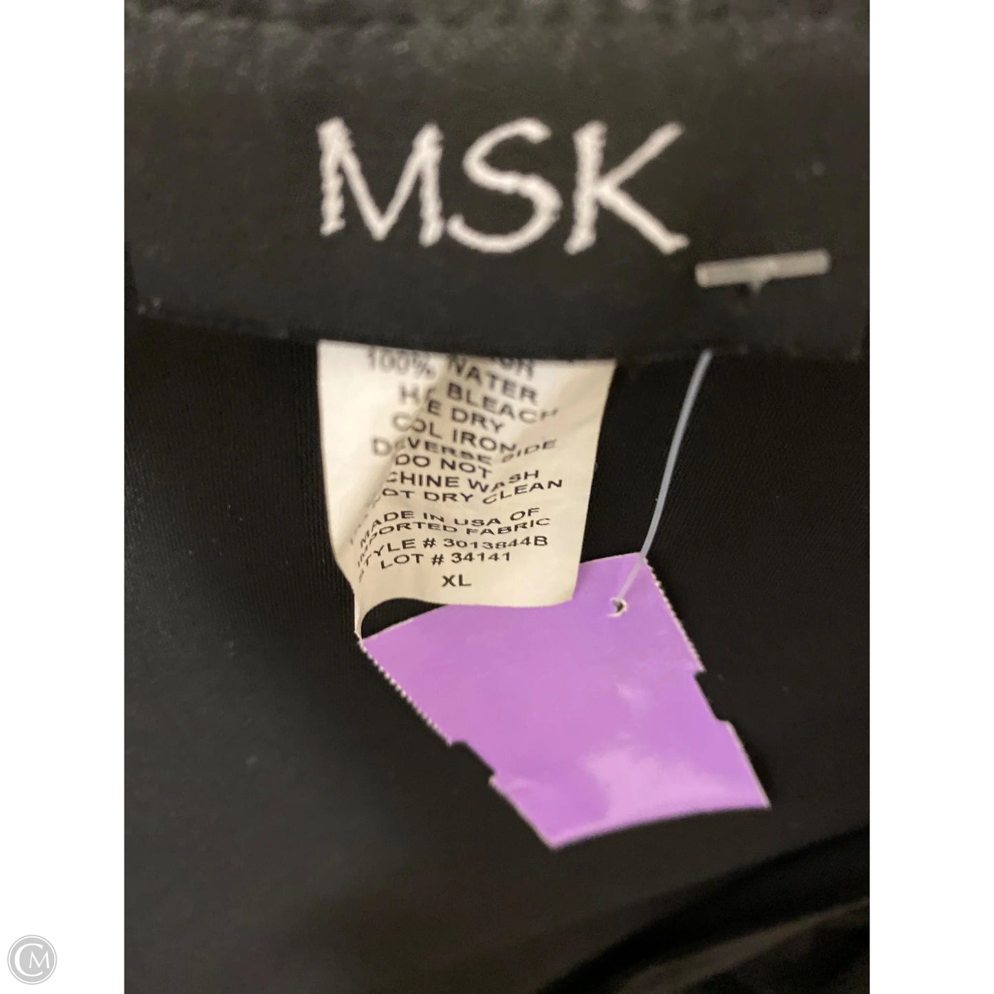 Dress Casual Maxi By Msk In Black, Size: Xl