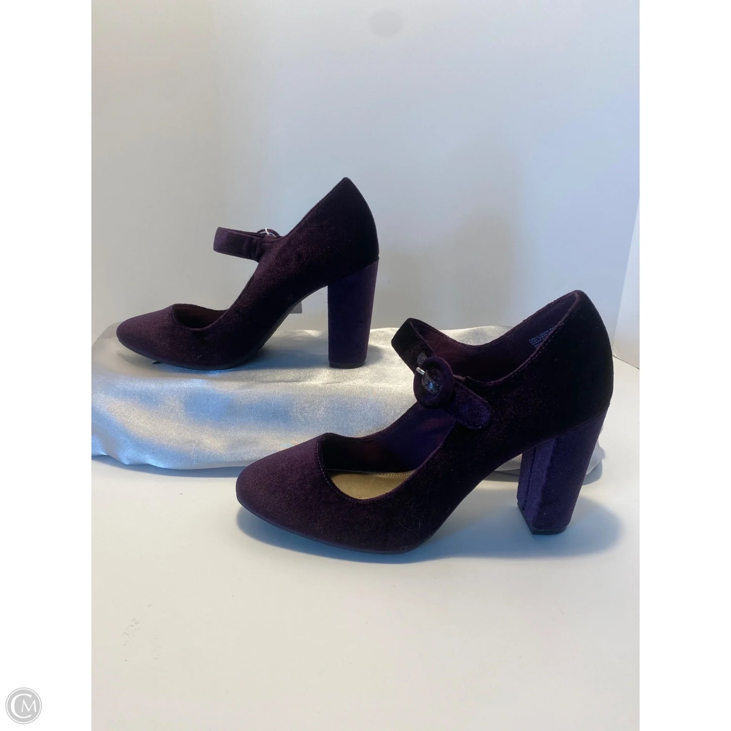 Shoes Heels Block By Christian Siriano For Payless In Purple, Size: 6.5